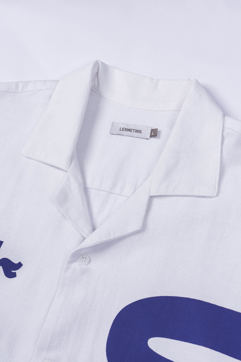 SERPENT White Relaxed-Fit Printed Shirt