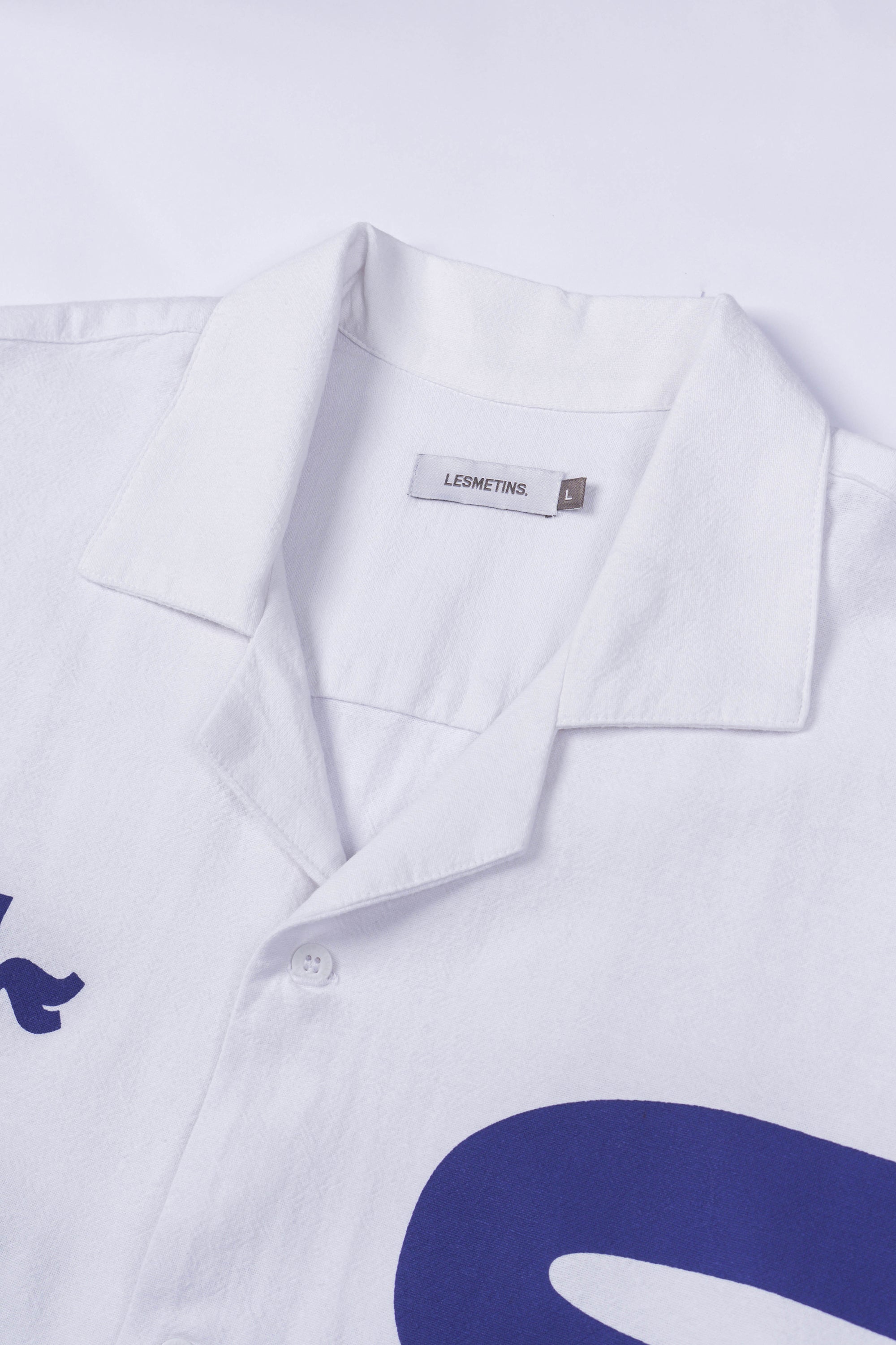 SERPENT White Relaxed-Fit Printed Shirt