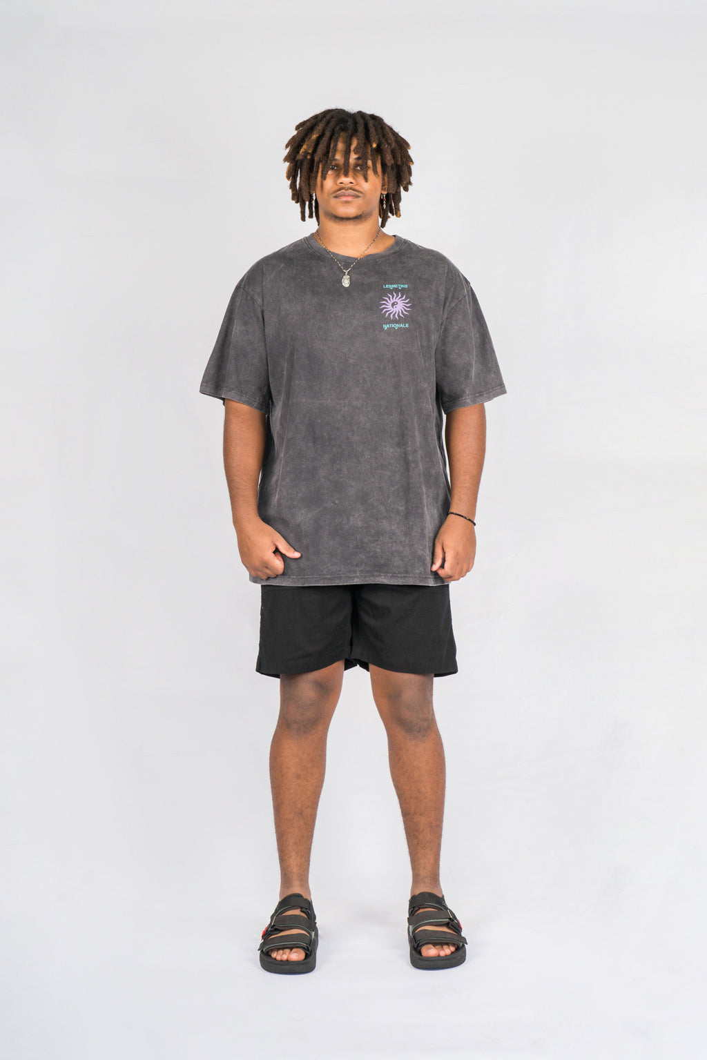 BOSTON Black Relaxed-Fit Shorts