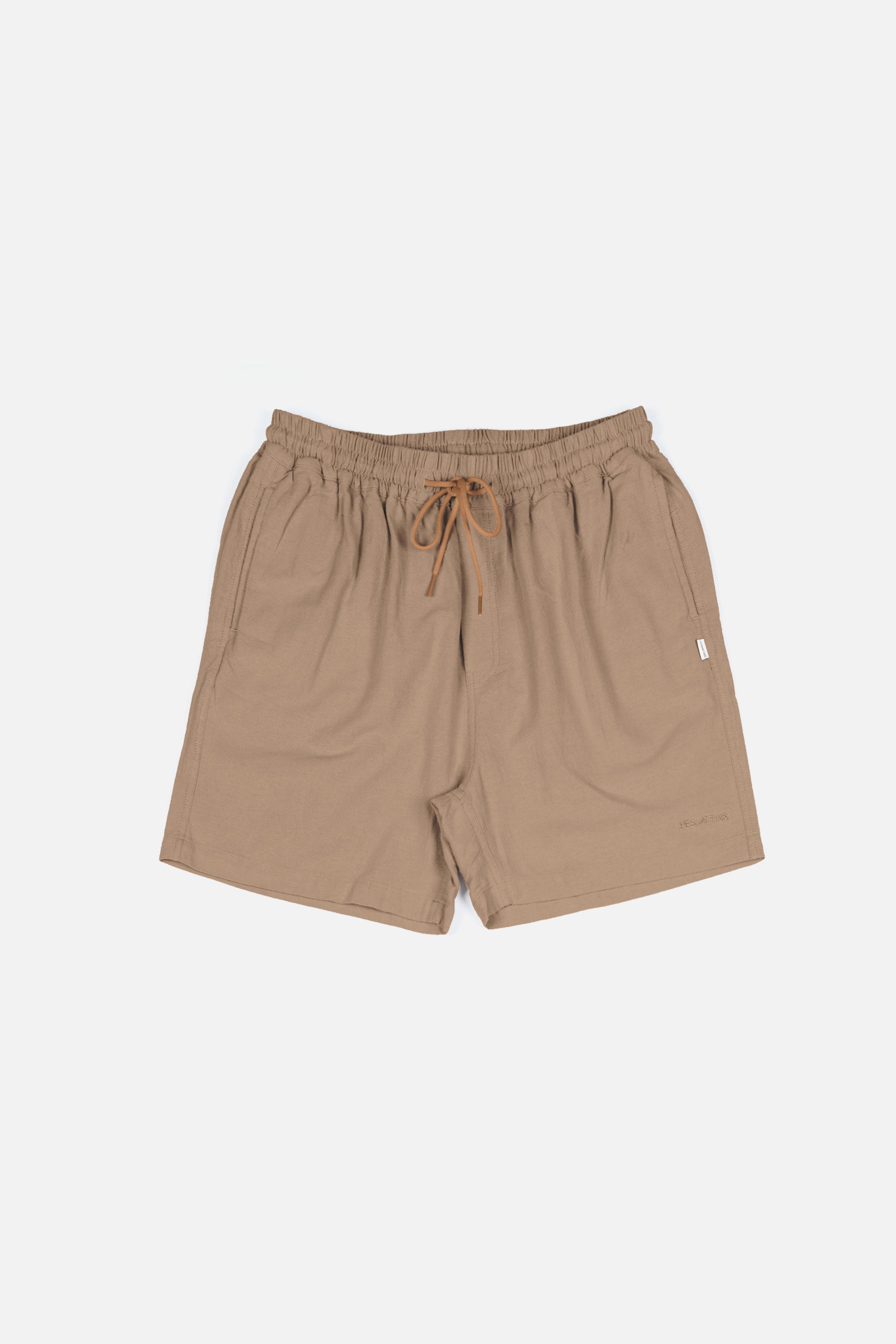 CASSA Dark Brown Relaxed-Fit Shorts