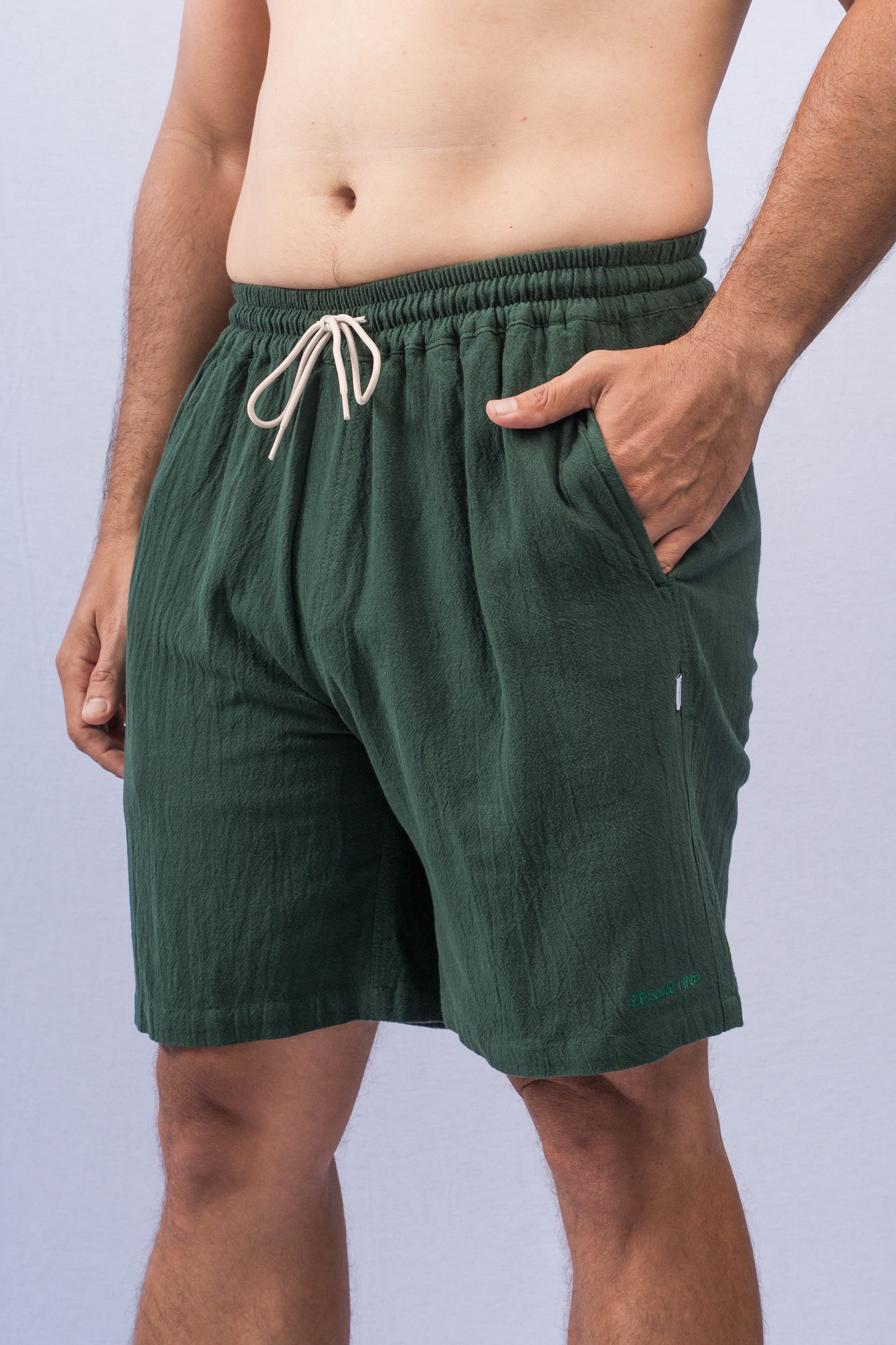 CASSA Green Bottle Relaxed-Fit Shorts