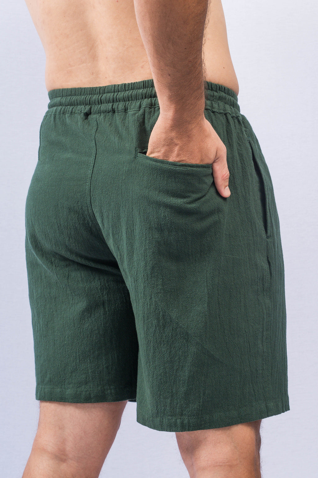 CASSA Green Bottle Relaxed-Fit Shorts