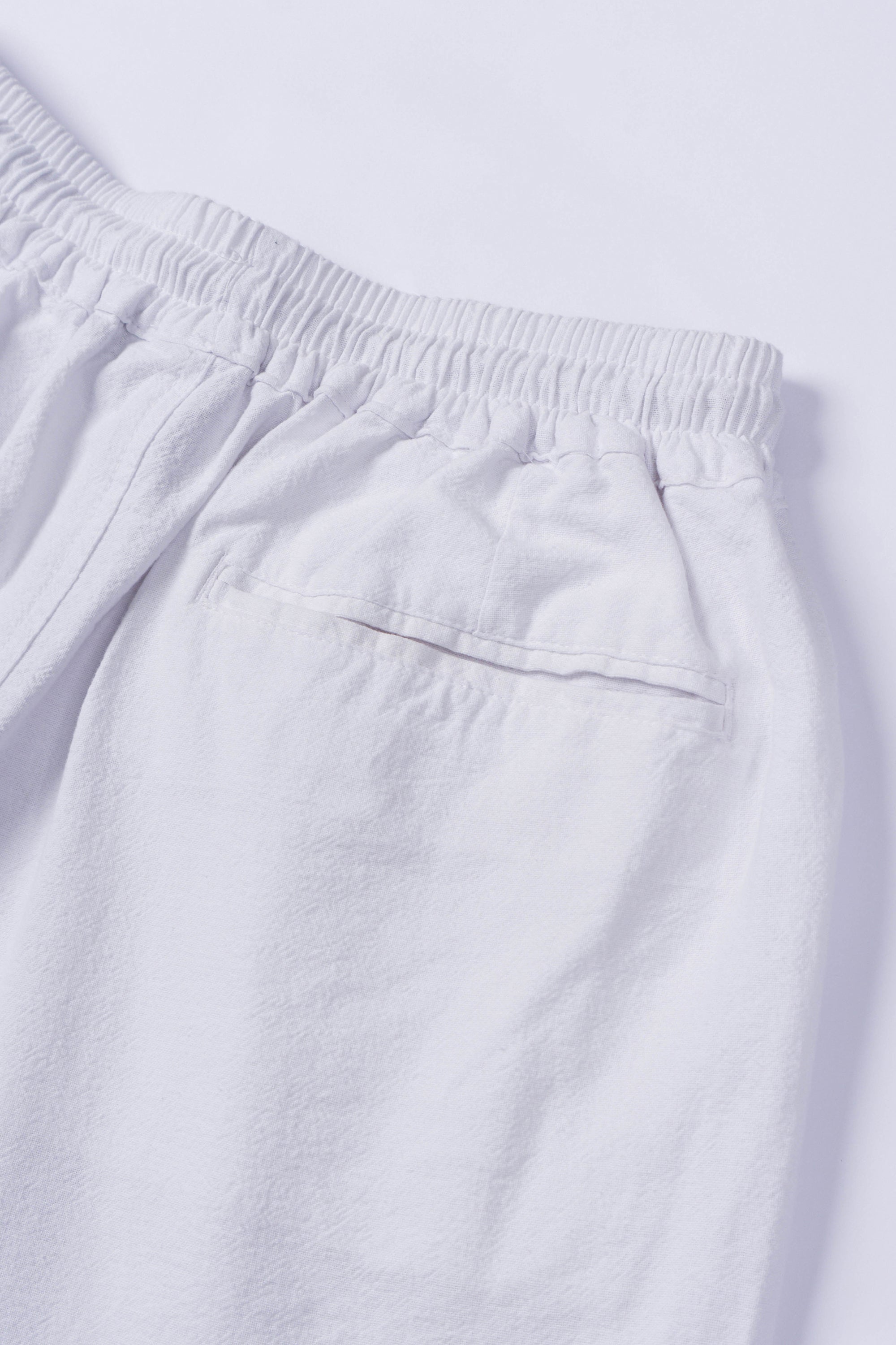 CASSA White Relaxed-Fit Shorts