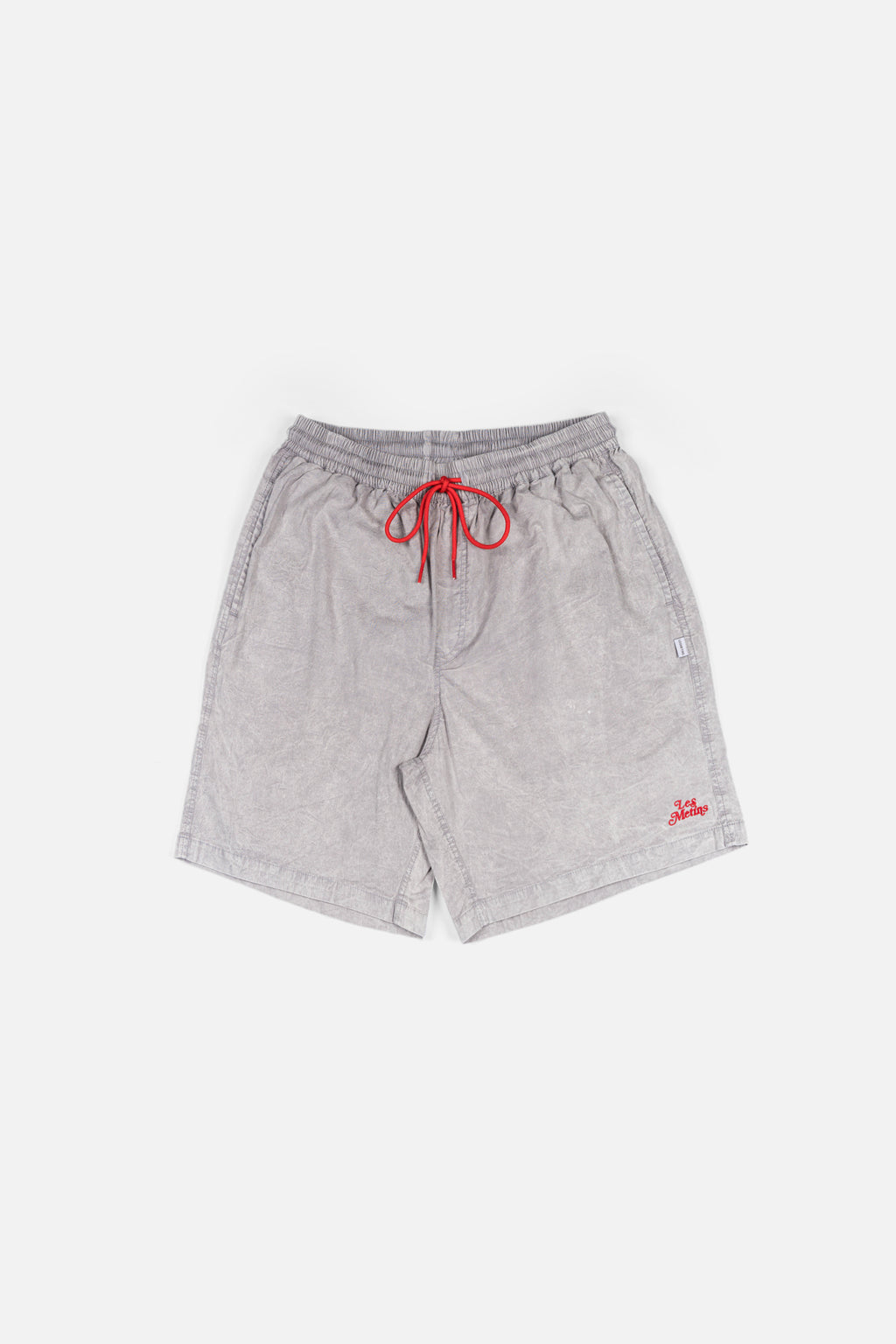 LANY Grey Wash Relaxed-Fit Shorts