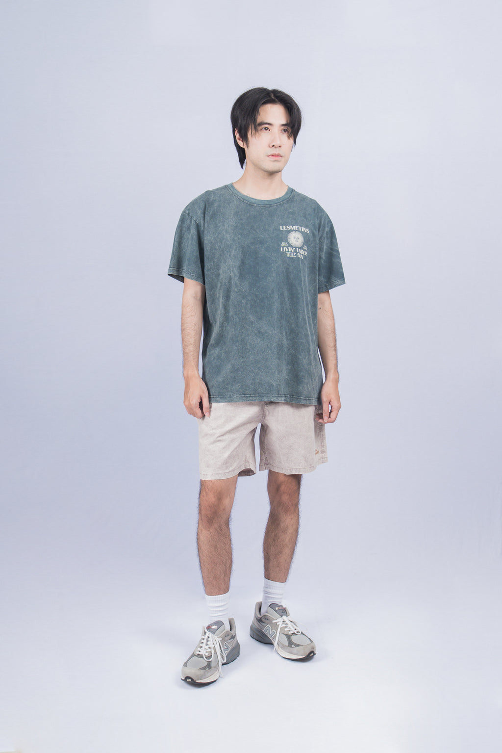 LANY Mocca Wash Relaxed-Fit Shorts
