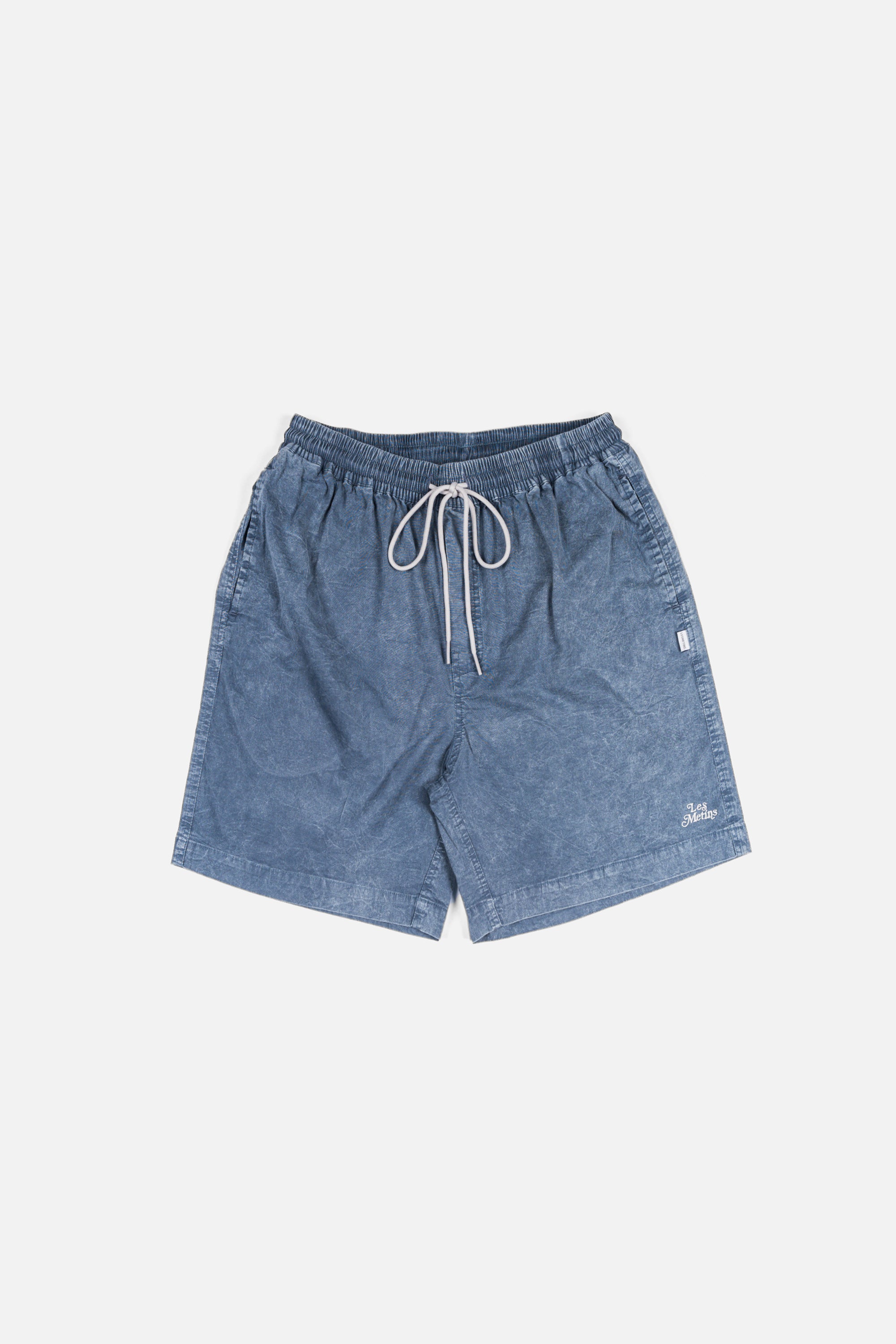 LANY Navy Wash Relaxed-Fit Shorts