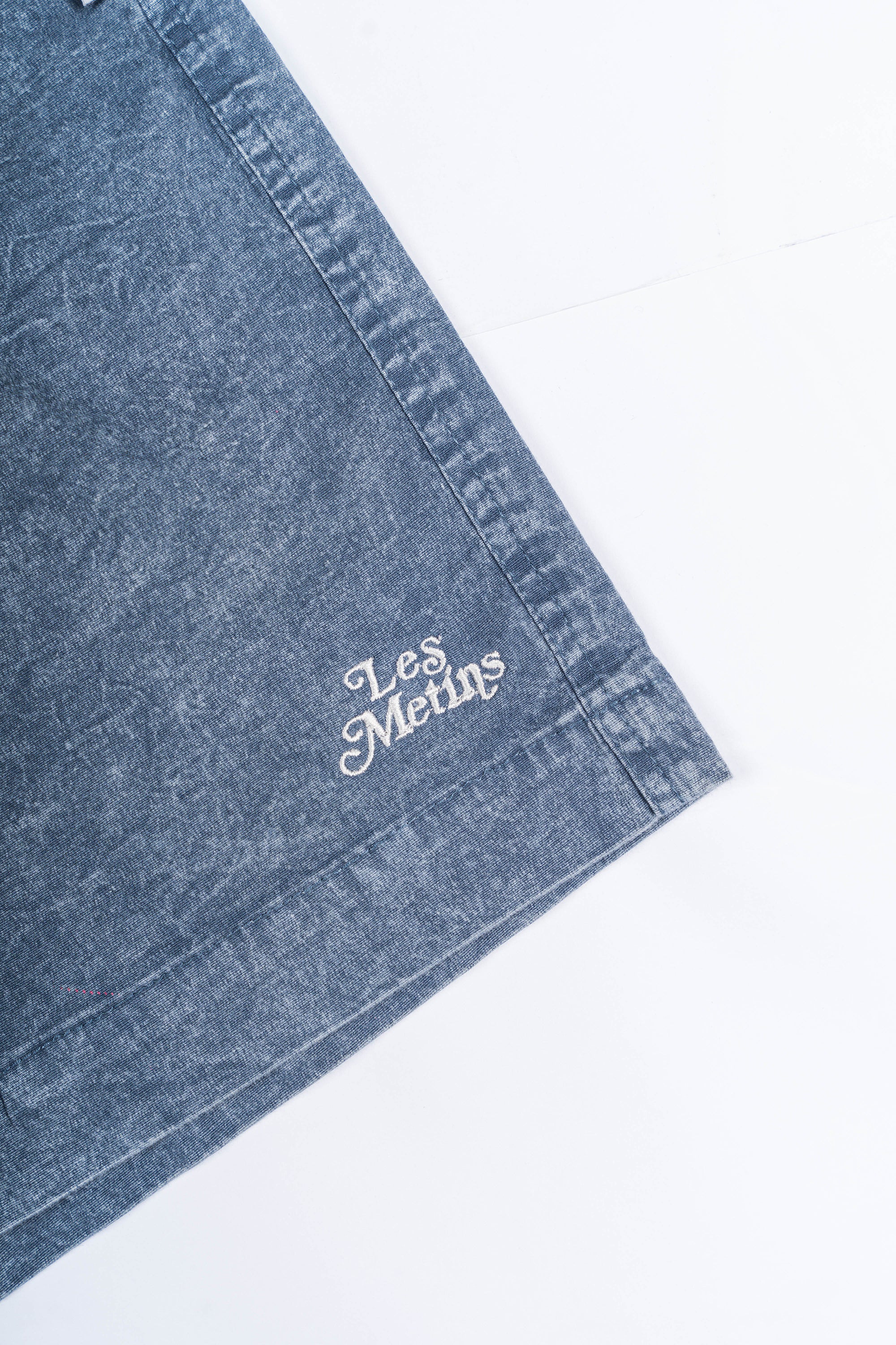 LANY Navy Wash Relaxed-Fit Shorts