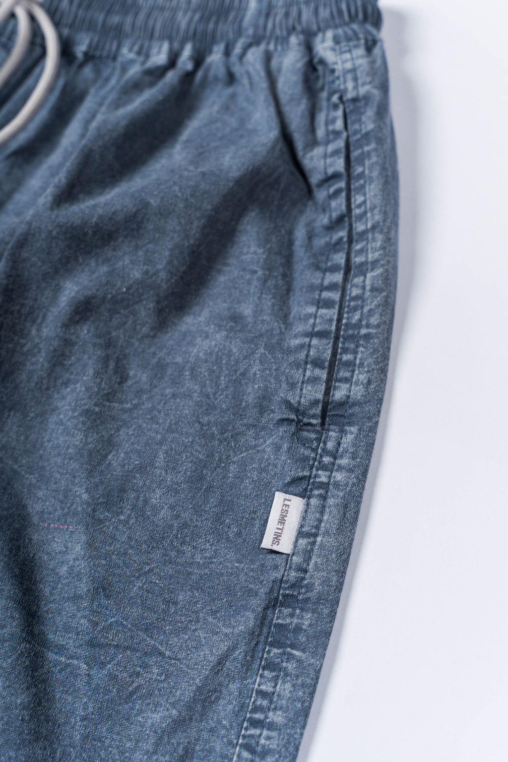 LANY Navy Wash Relaxed-Fit Shorts
