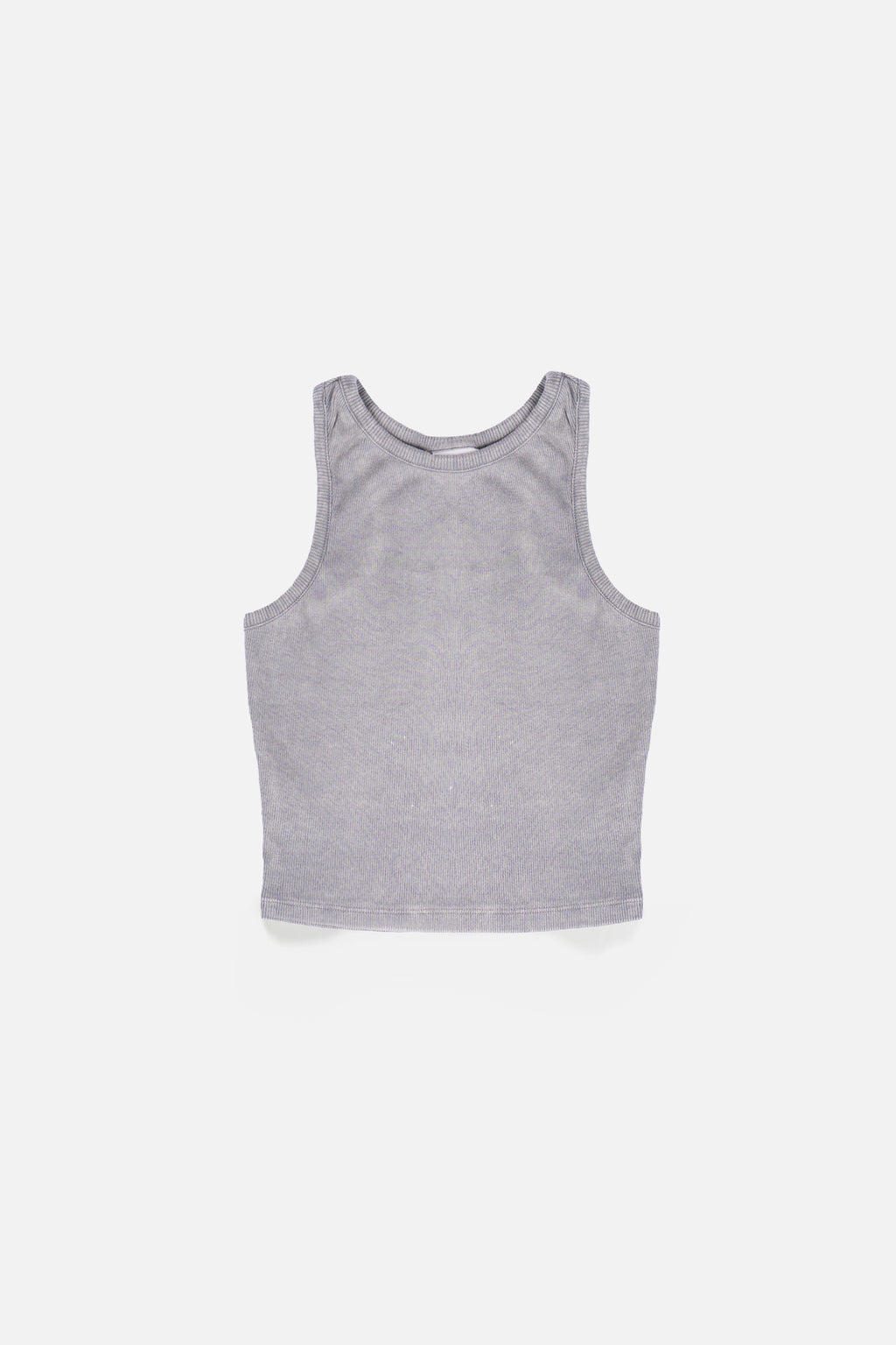 LISA Grey Wash Regular-Fit Ribbed Tank