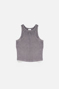 LISA Mocca Wash Regular-Fit Ribbed Tank