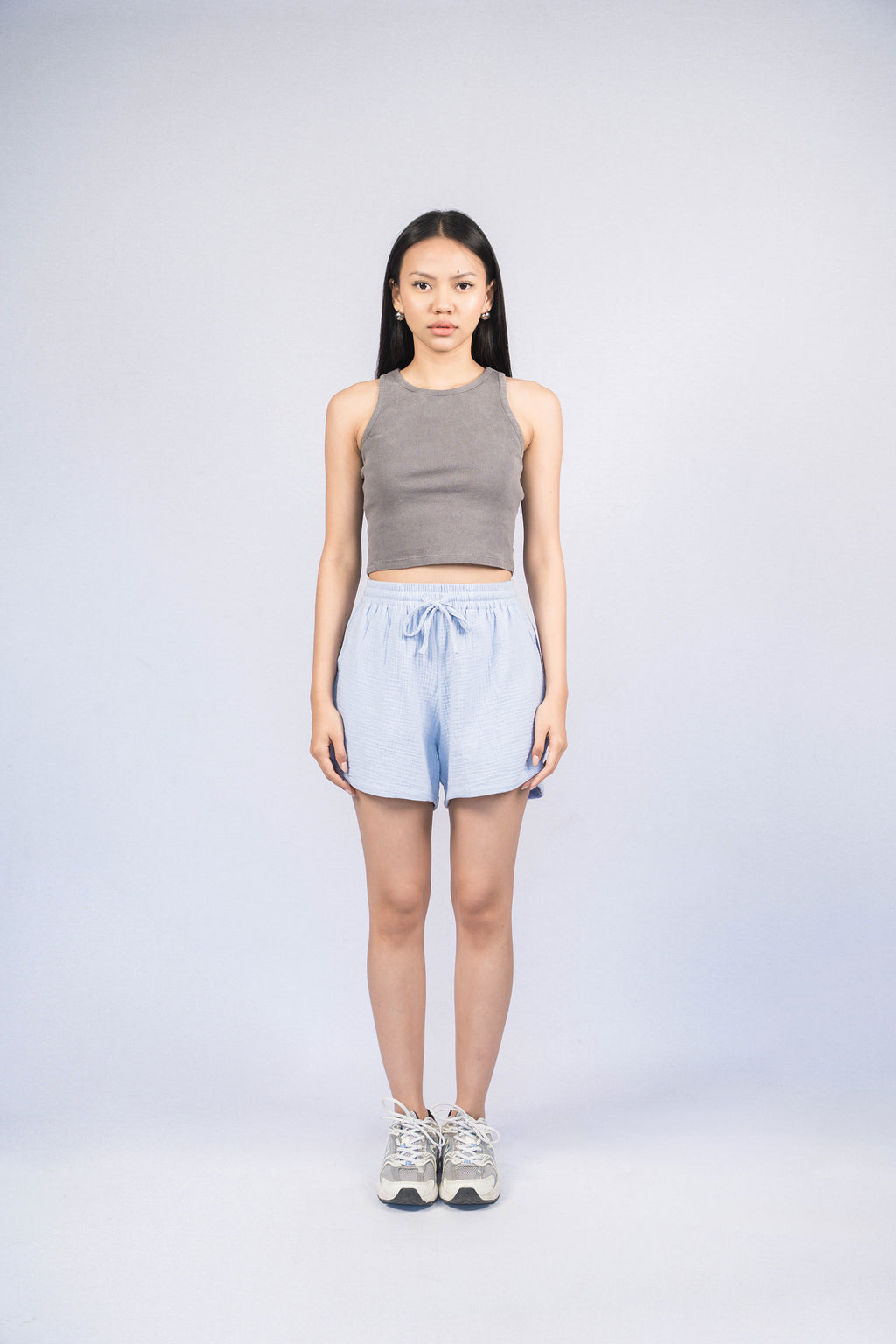 LISA Mocca Wash Regular-Fit Ribbed Tank