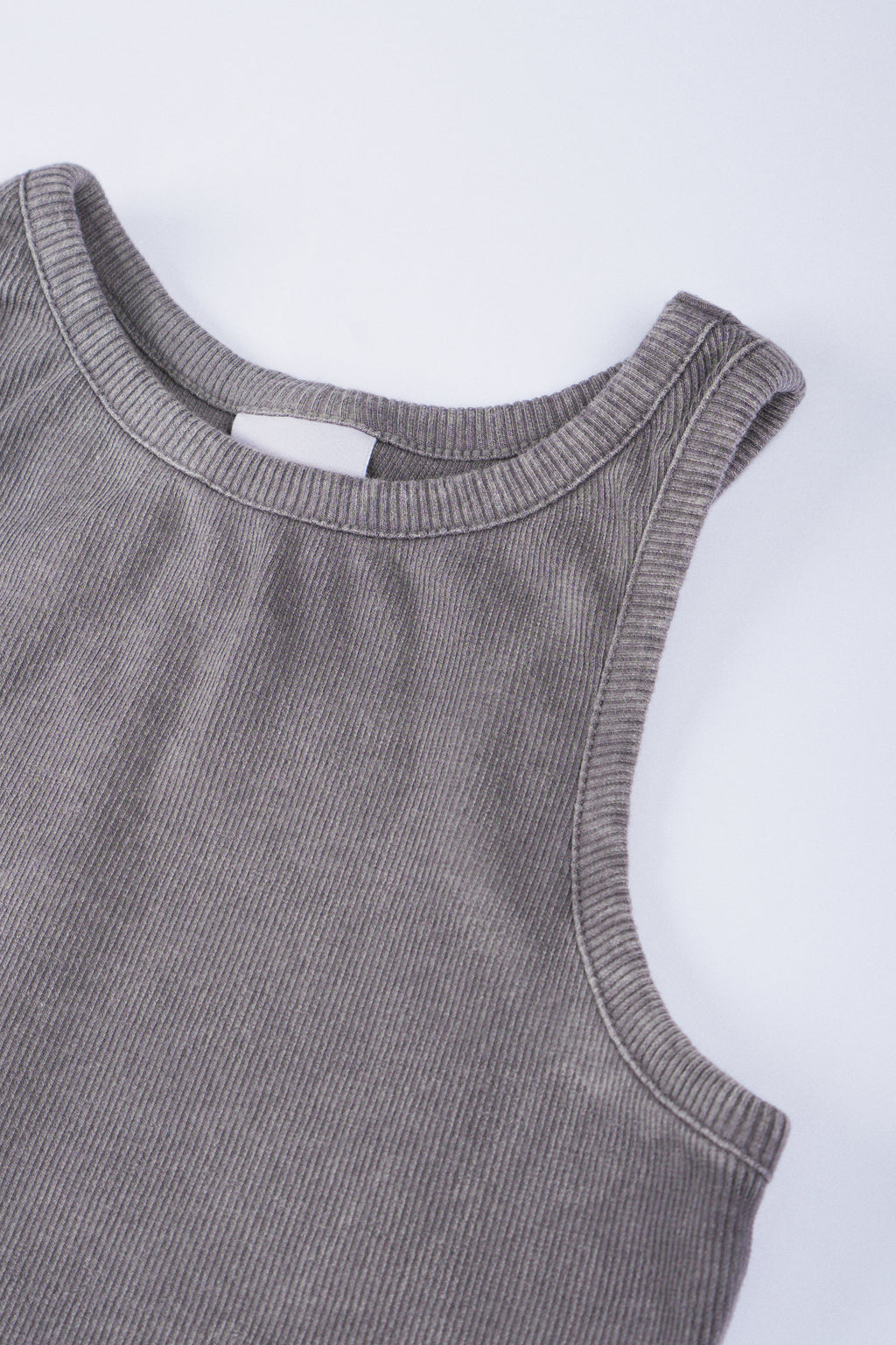 LISA Mocca Wash Regular-Fit Ribbed Tank