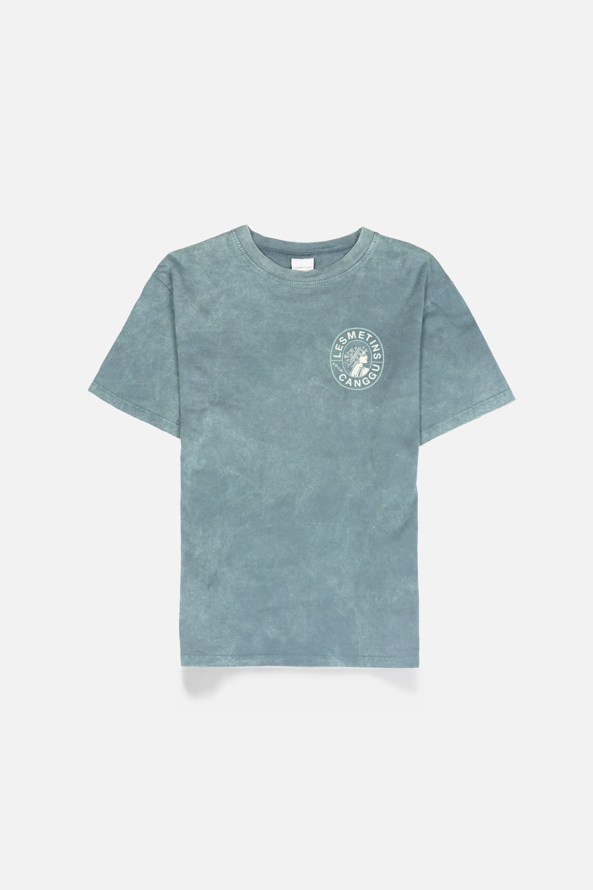 MABEL Green Bottle Wash Loose-Fit Tee