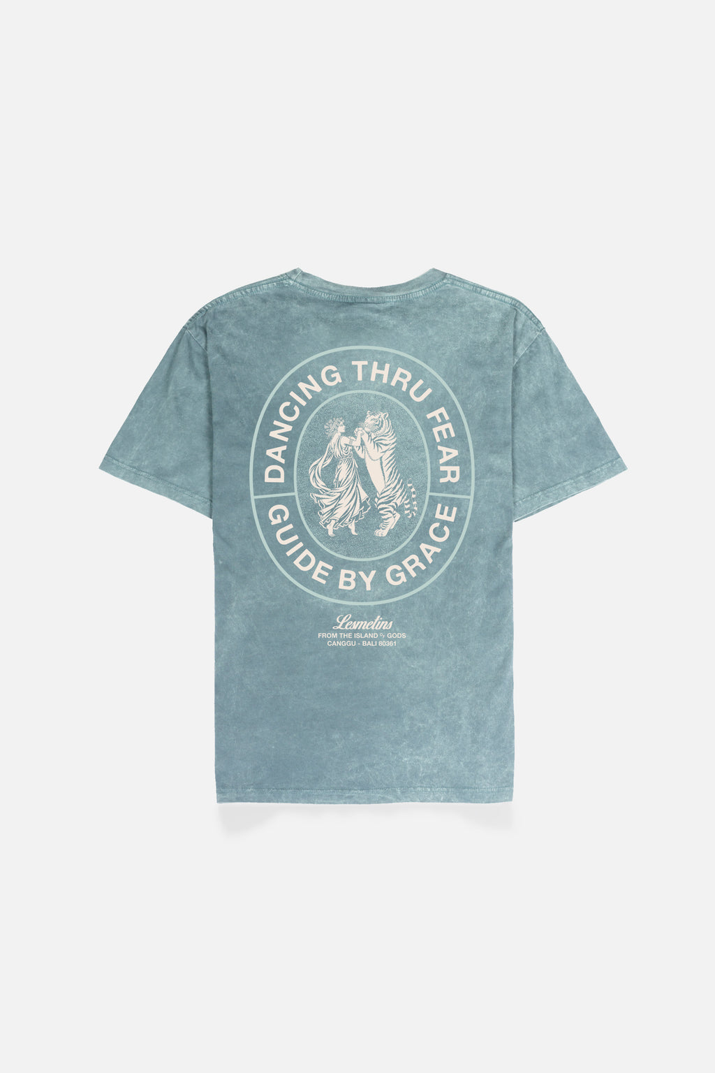 MABEL Green Bottle Wash Loose-Fit Tee