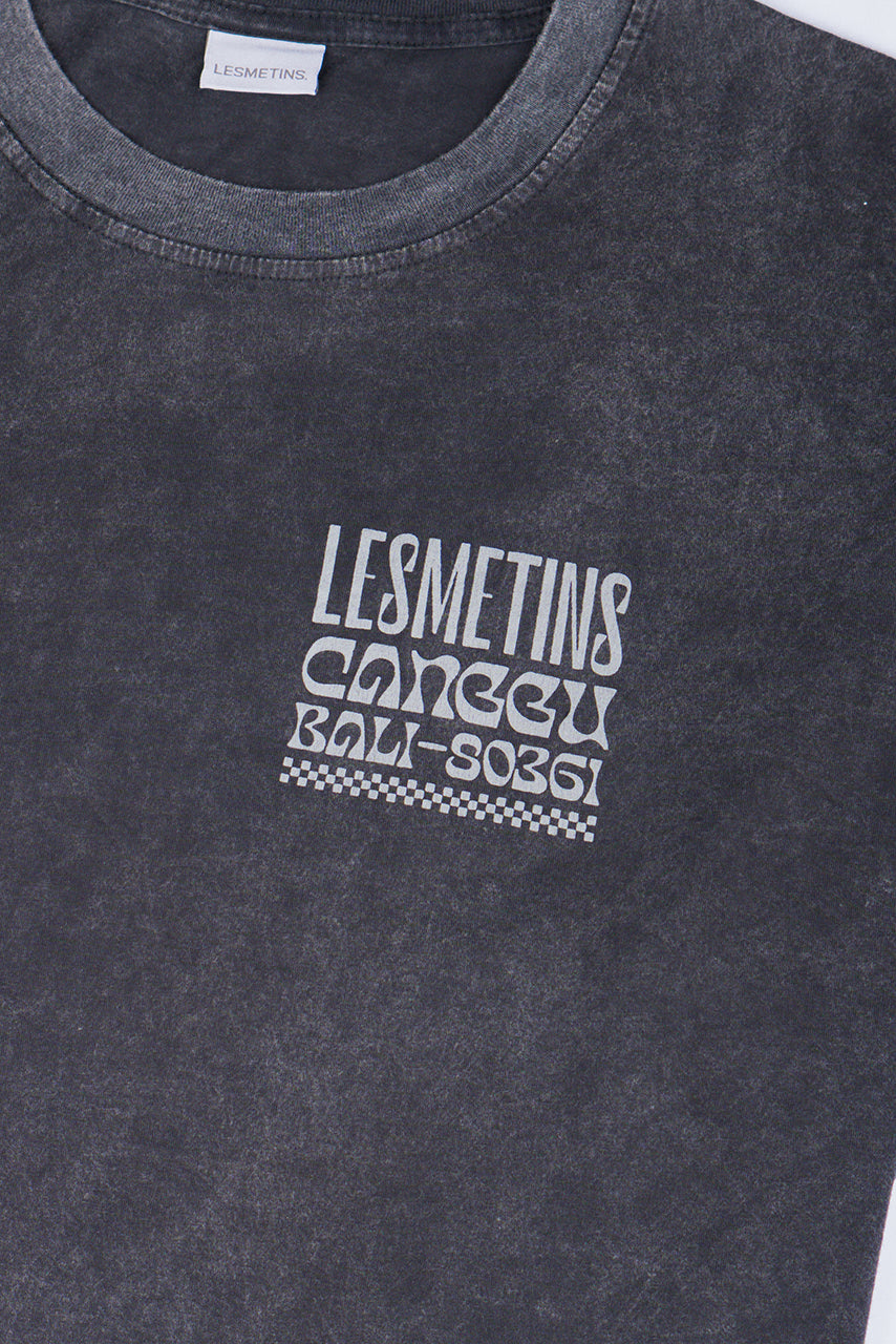 AMERTHA Charcoal Wash Relaxed-Fit Tee