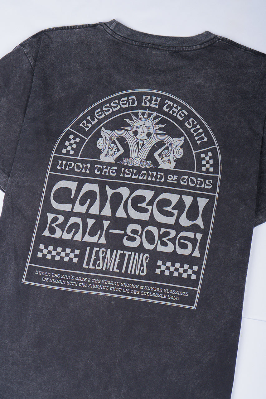 AMERTHA Charcoal Wash Relaxed-Fit Tee