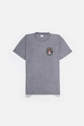 ARIEL Grey Wash Loose-Fit Tee