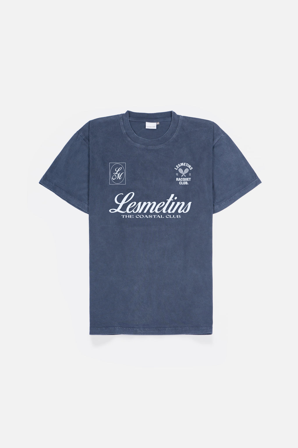 BACKYARD Navy Wash Loose-Fit Tee