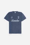 BACKYARD Navy Wash Loose-Fit Tee