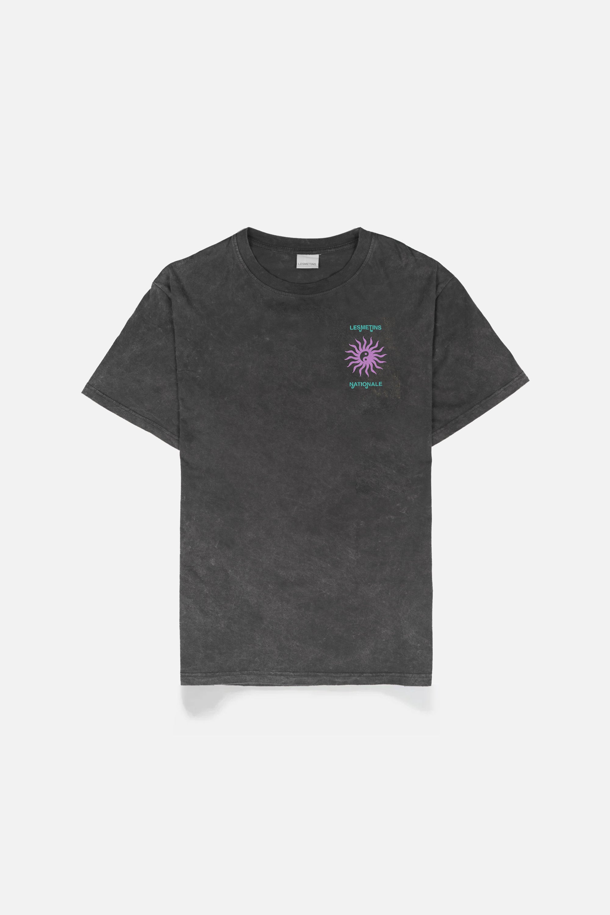 BALANCE Black Wash Relaxed-Fit Tee