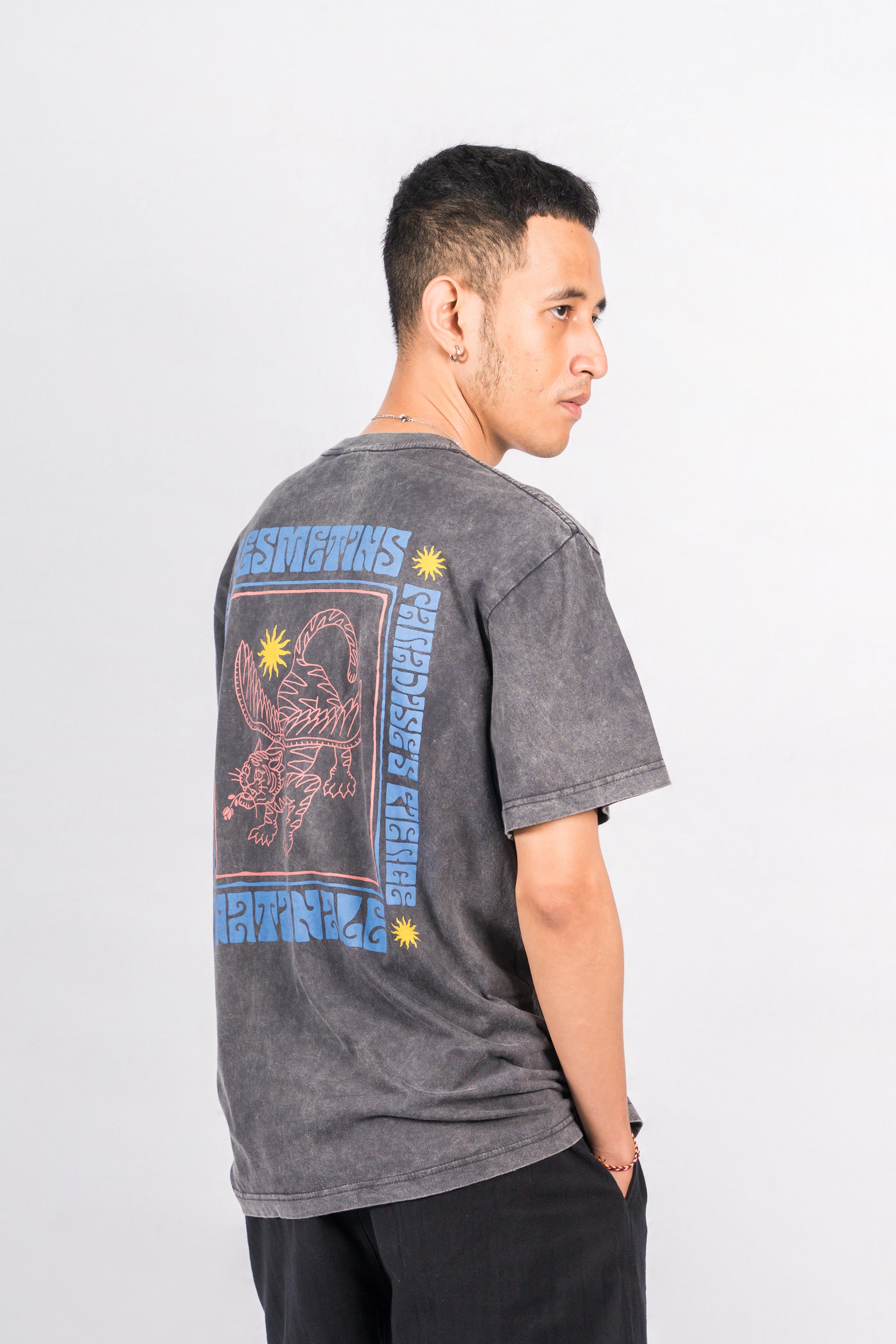 BENGAL Charcoal Wash Relaxed-Fit Tee