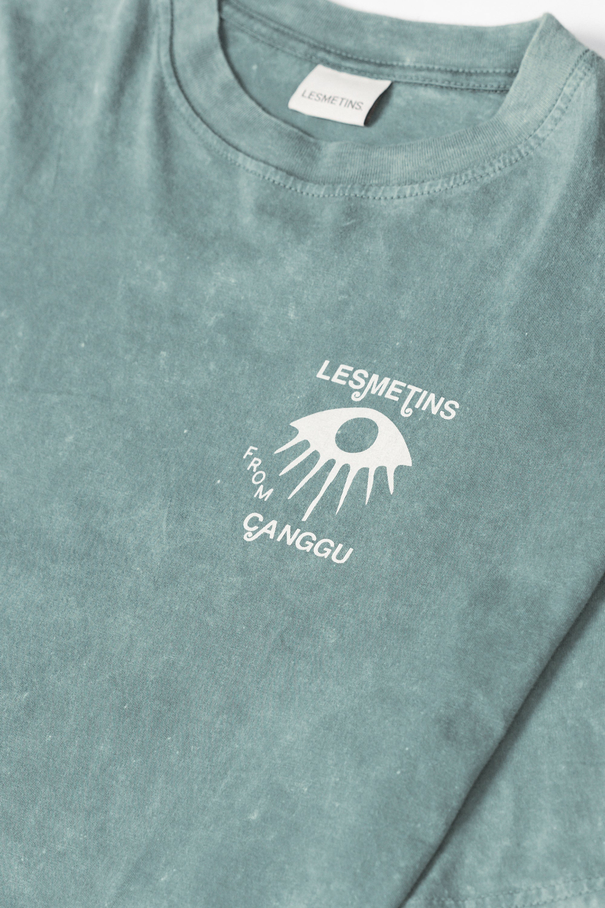 BIRD Olive Green Wash Relaxed-Fit Tee