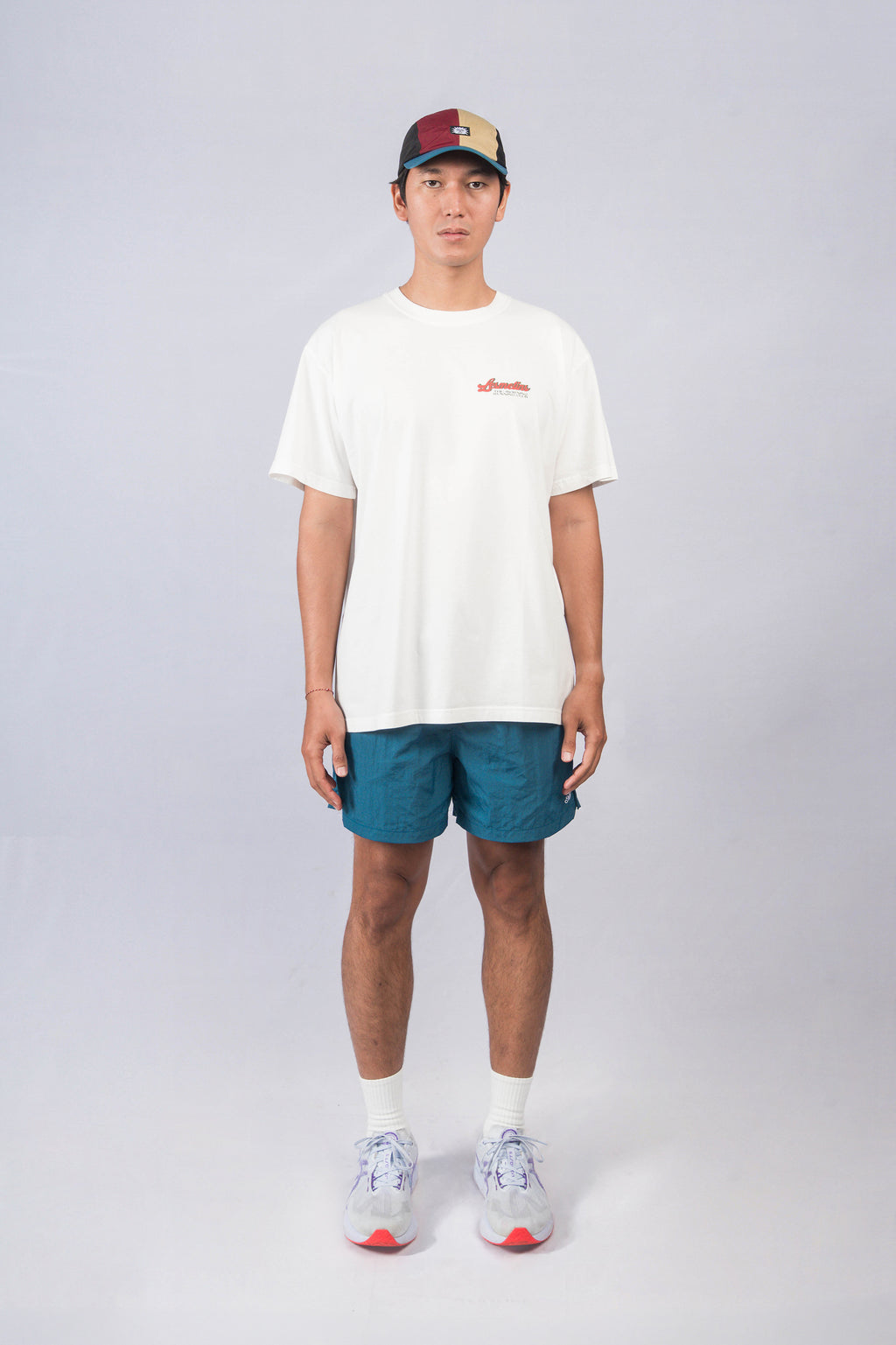 BOLT Off White Wash Relaxed-Fit Tee