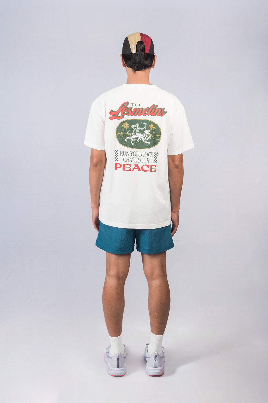 BOLT Off White Wash Relaxed-Fit Tee