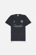 FALCON Black Wash Loose-Fit Tee (Perforated)