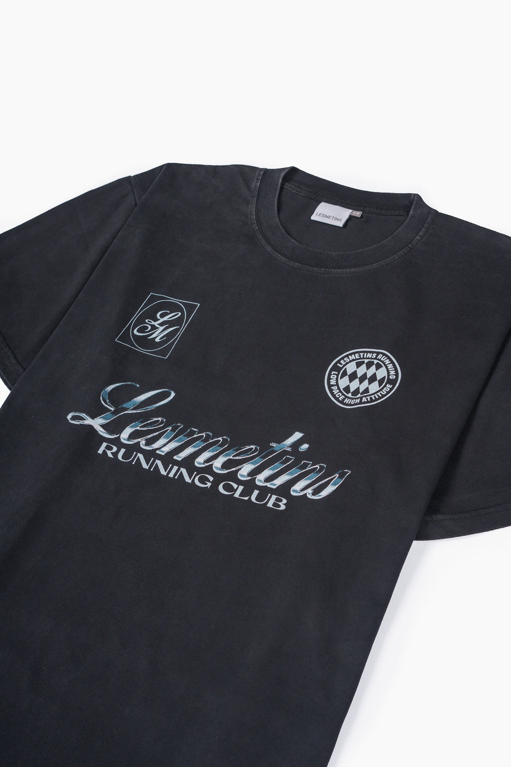 COMAN Black Wash Loose-Fit Tee