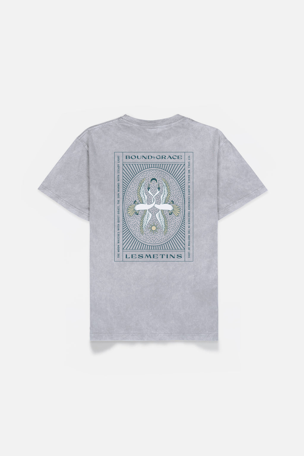 CYGNUS Grey Wash Relaxed-Fit Tee