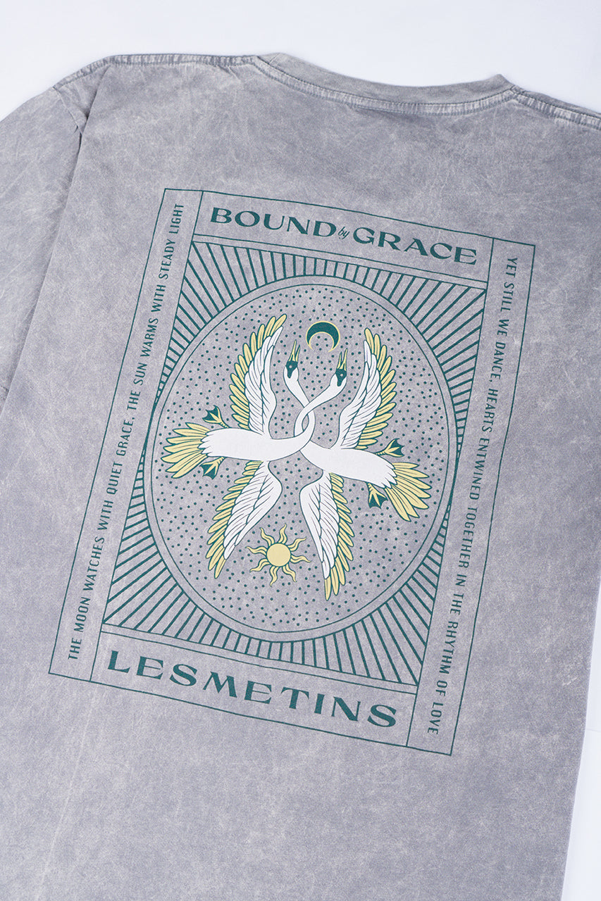 CYGNUS Grey Wash Relaxed-Fit Tee