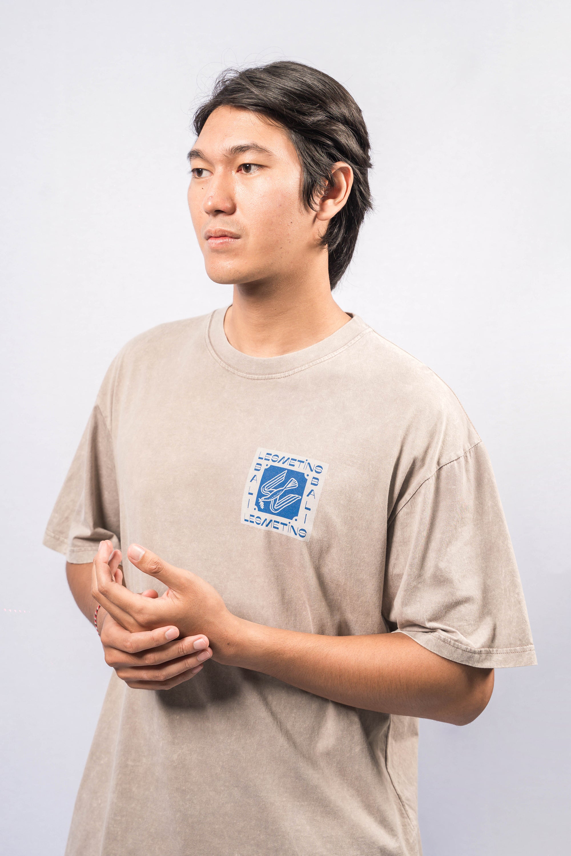 FENTI Mocha Wash Relaxed-Fit Tee
