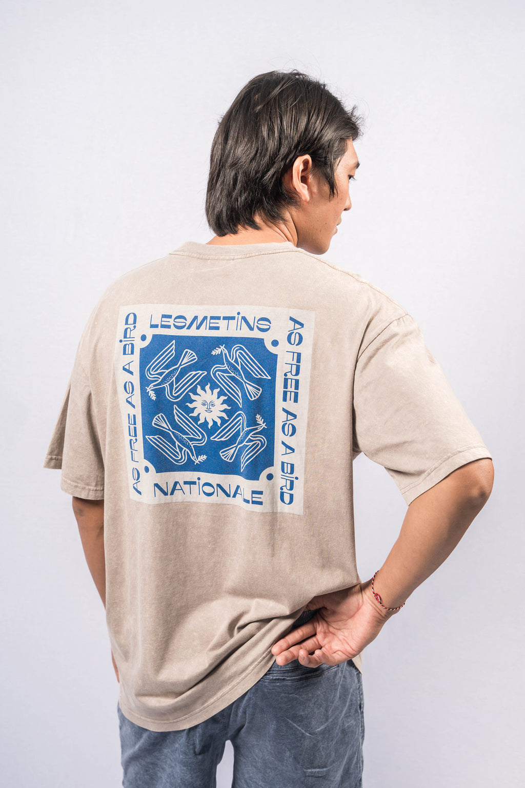 FENTI Mocha Wash Relaxed-Fit Tee