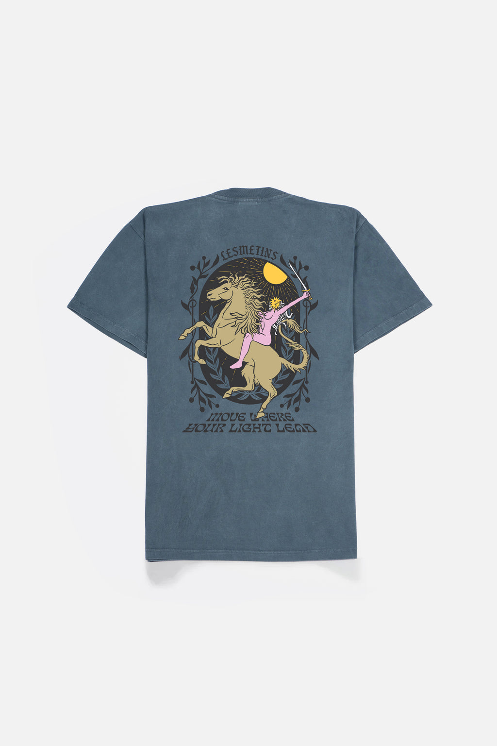 ISABELL Green Bottle Wash Loose-Fit Tee