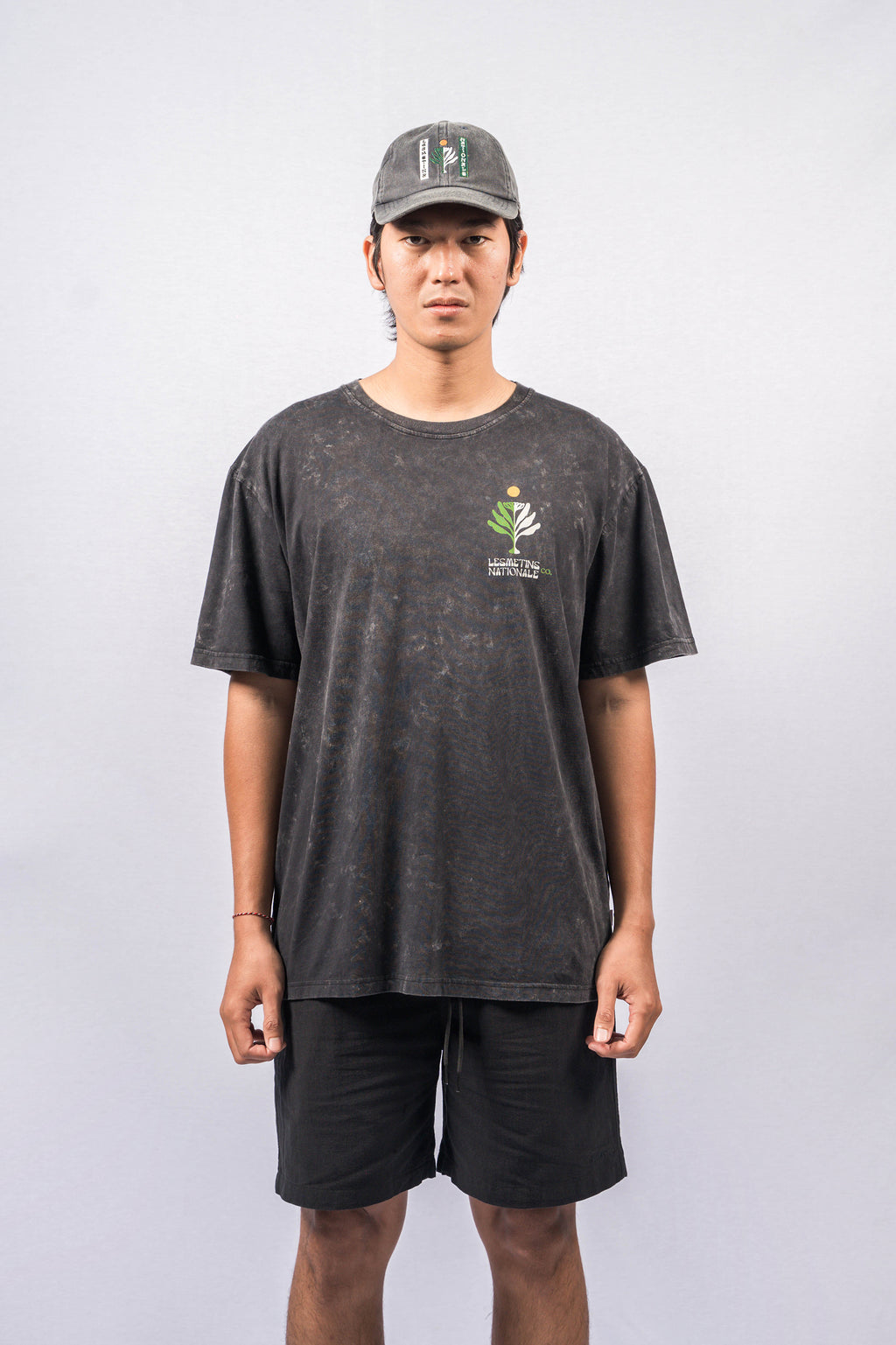 LOTOS Charcoal Wash Relaxed-Fit Tee