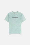 MOZES Light Green Wash Relaxed-Fit Tee