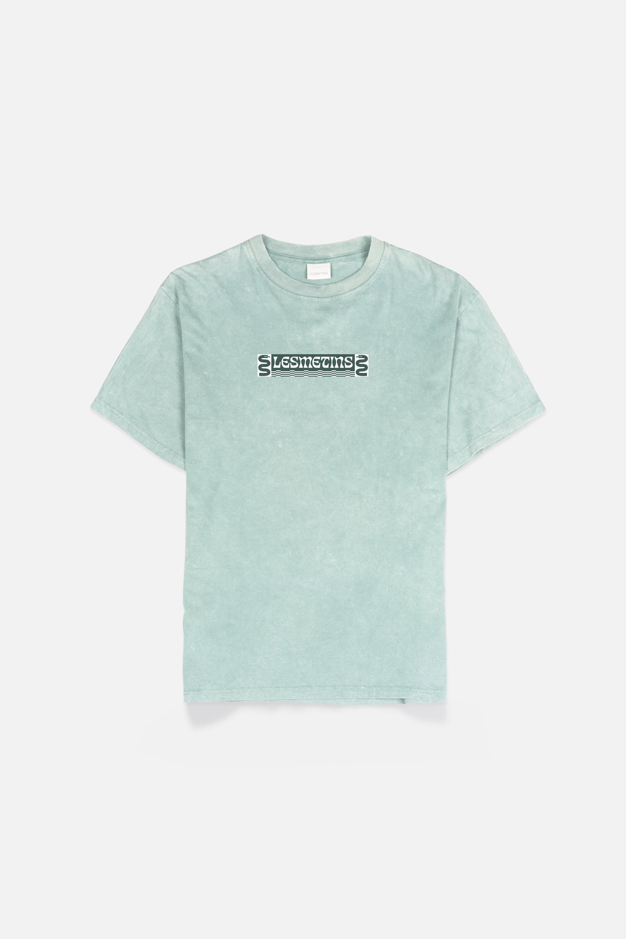 MOZES Light Green Wash Relaxed-Fit Tee