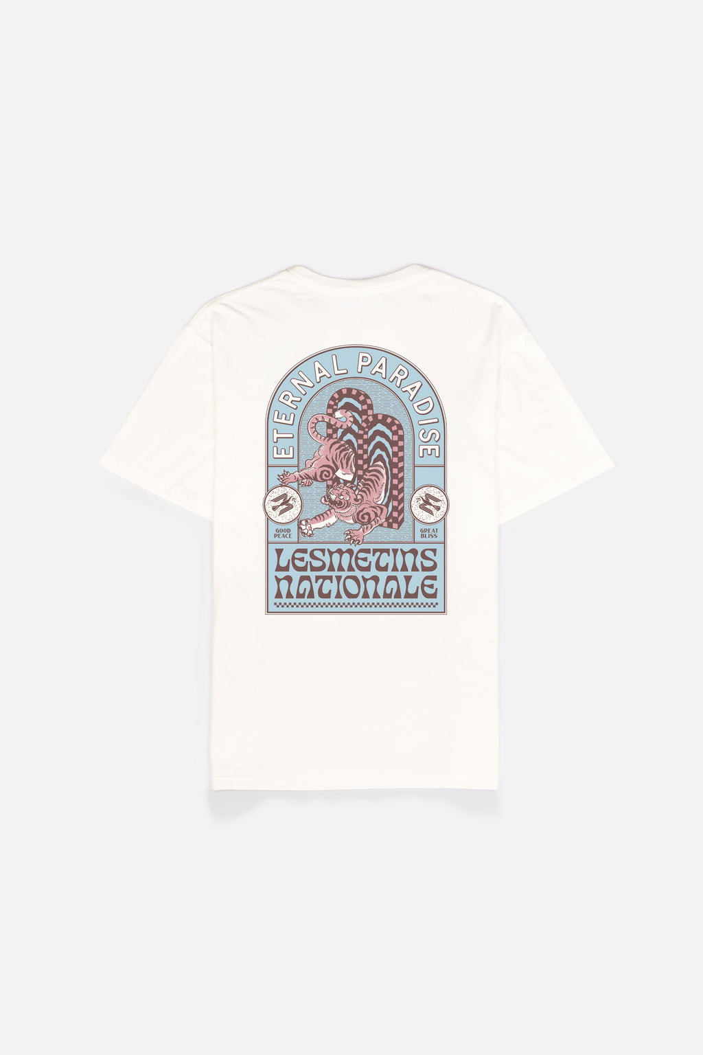 SANGMONG Off-White Wash Relaxed-Fit Tee