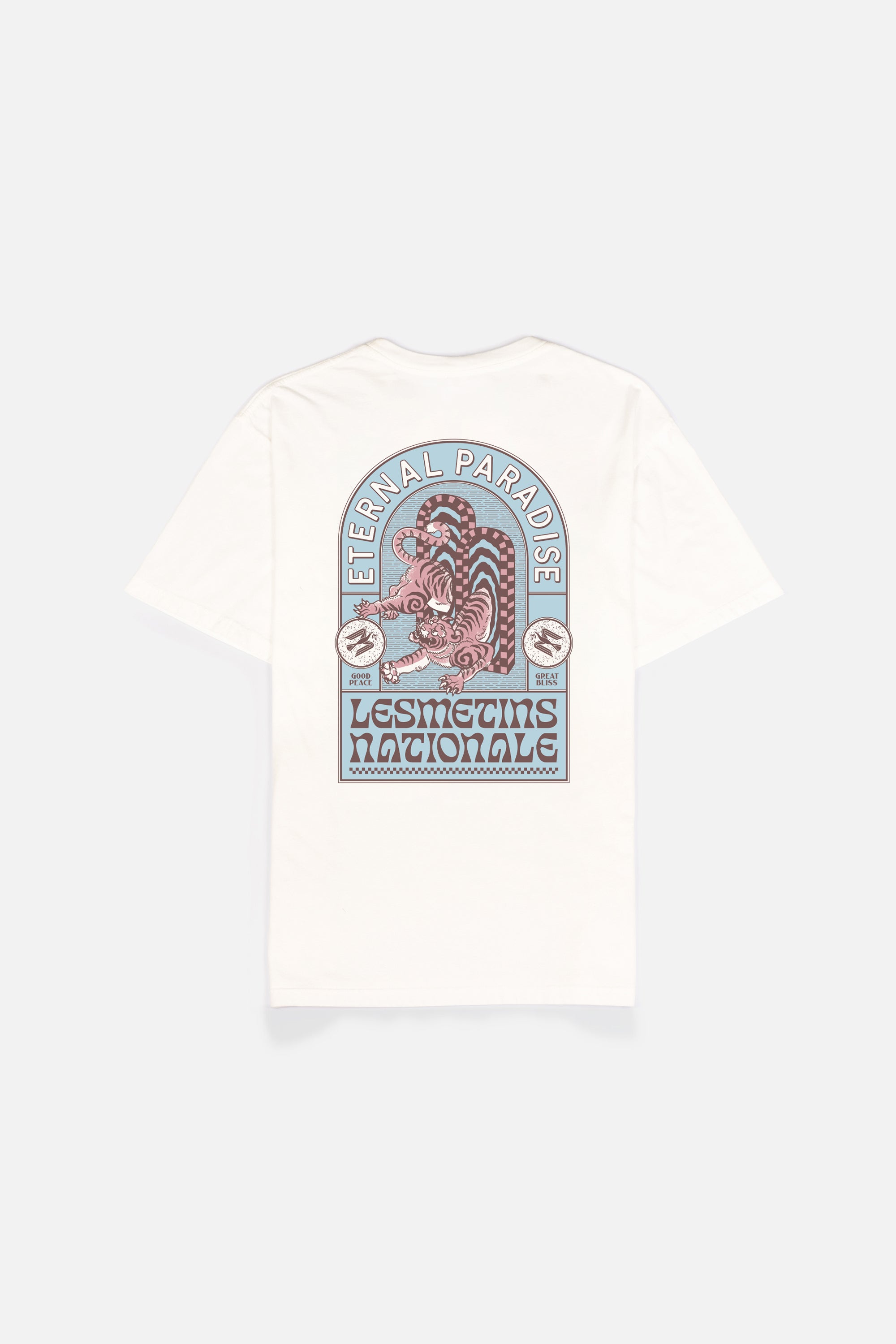 SANGMONG Off-White Wash Relaxed-Fit Tee