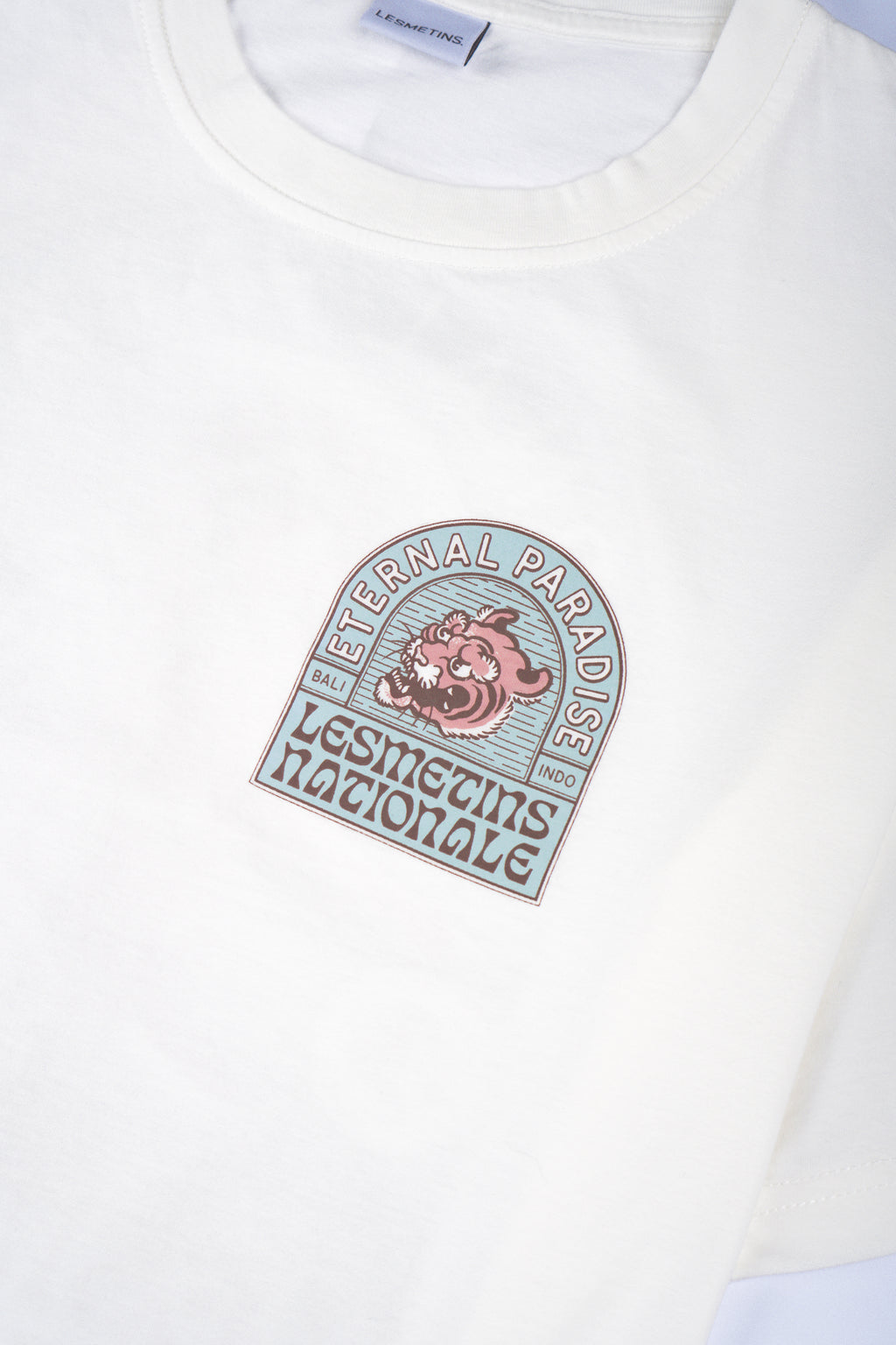 SANGMONG Off-White Wash Relaxed-Fit Tee