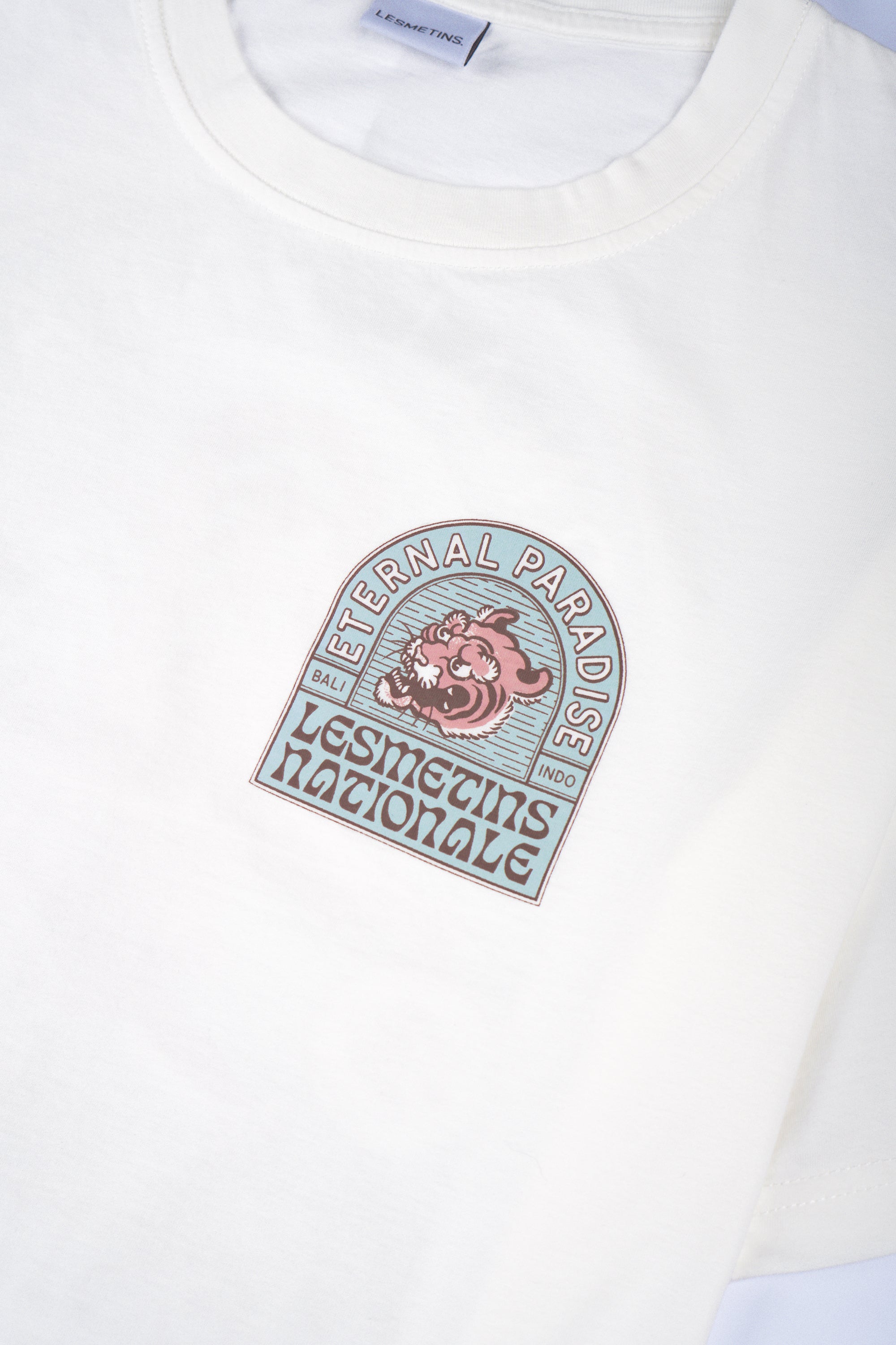 SANGMONG Off-White Wash Relaxed-Fit Tee