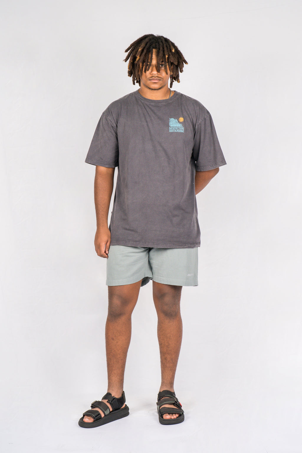 SENA Charcoal Wash Relaxed-Fit Tee