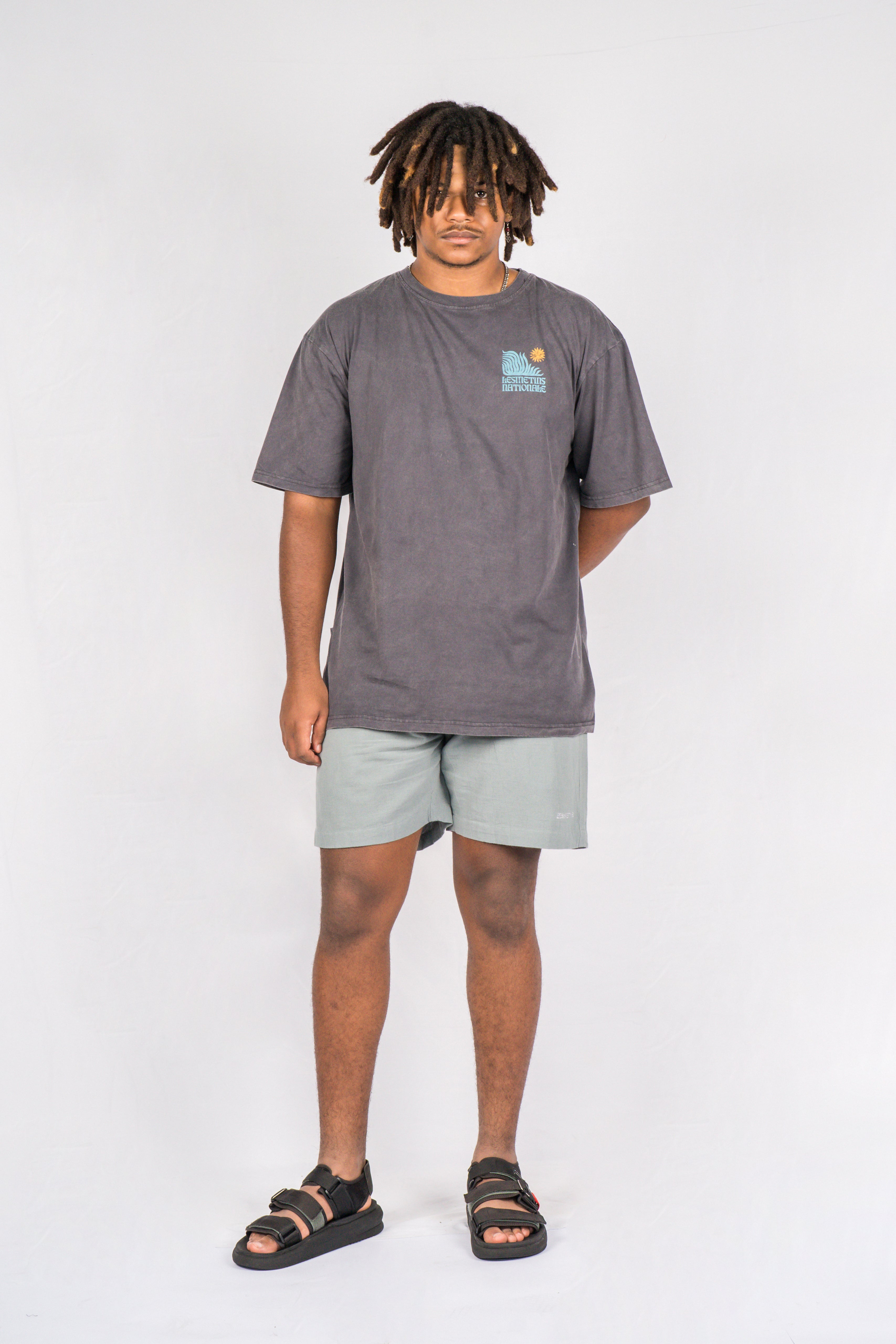 SENA Charcoal Wash Relaxed-Fit Tee