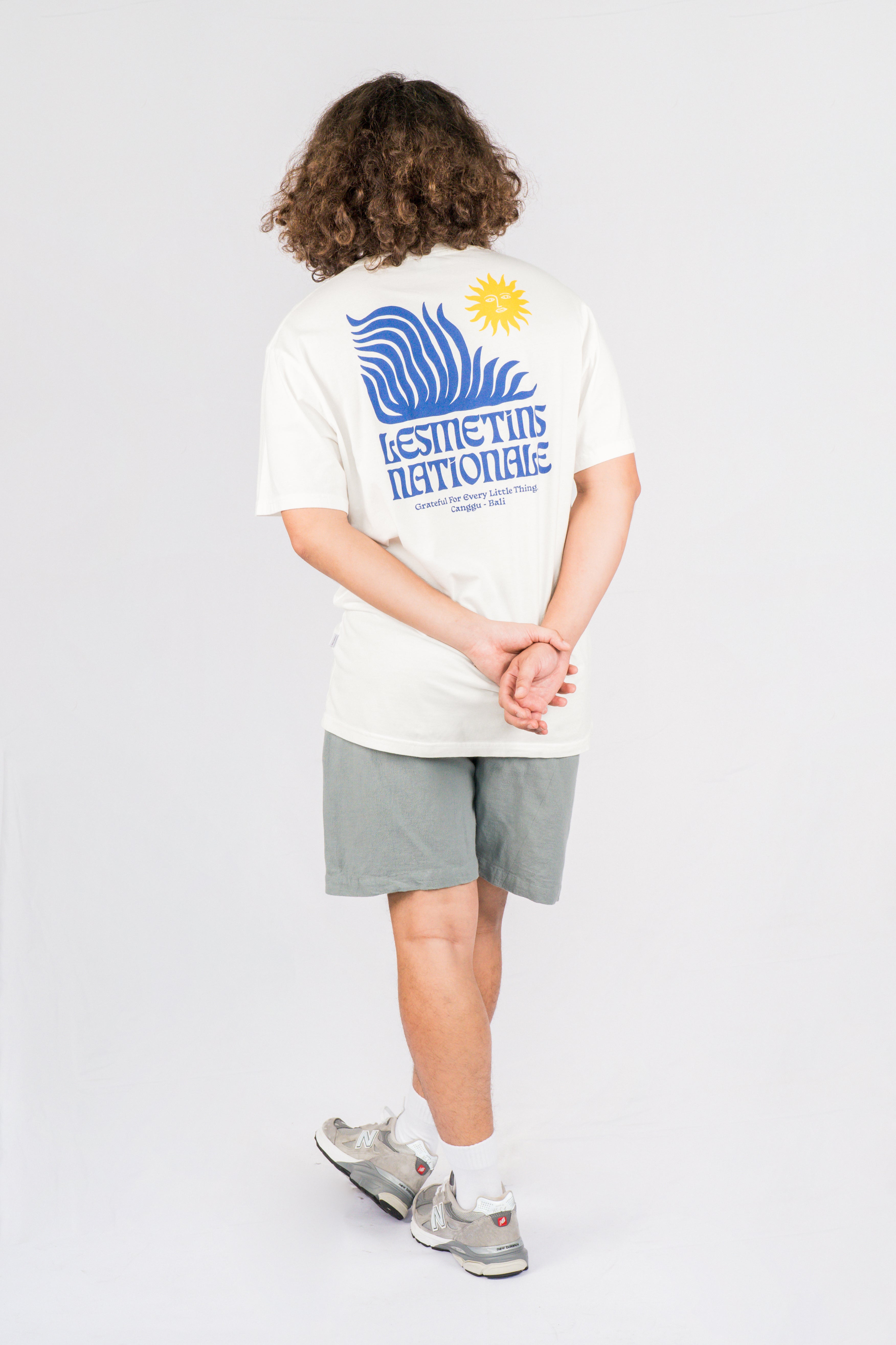 SENA Off-White Wash Relaxed-Fit Tee