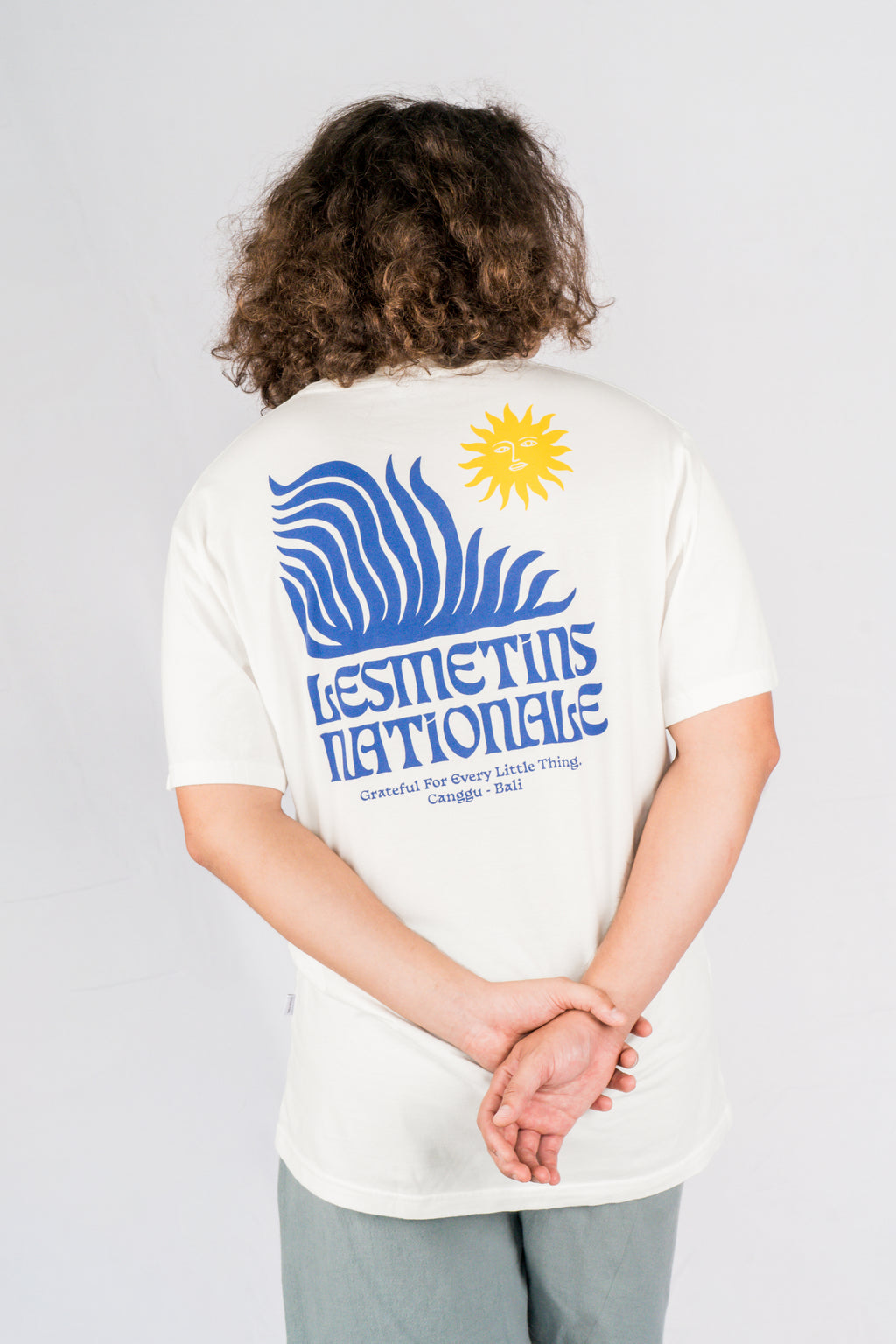 SENA Off-White Wash Relaxed-Fit Tee