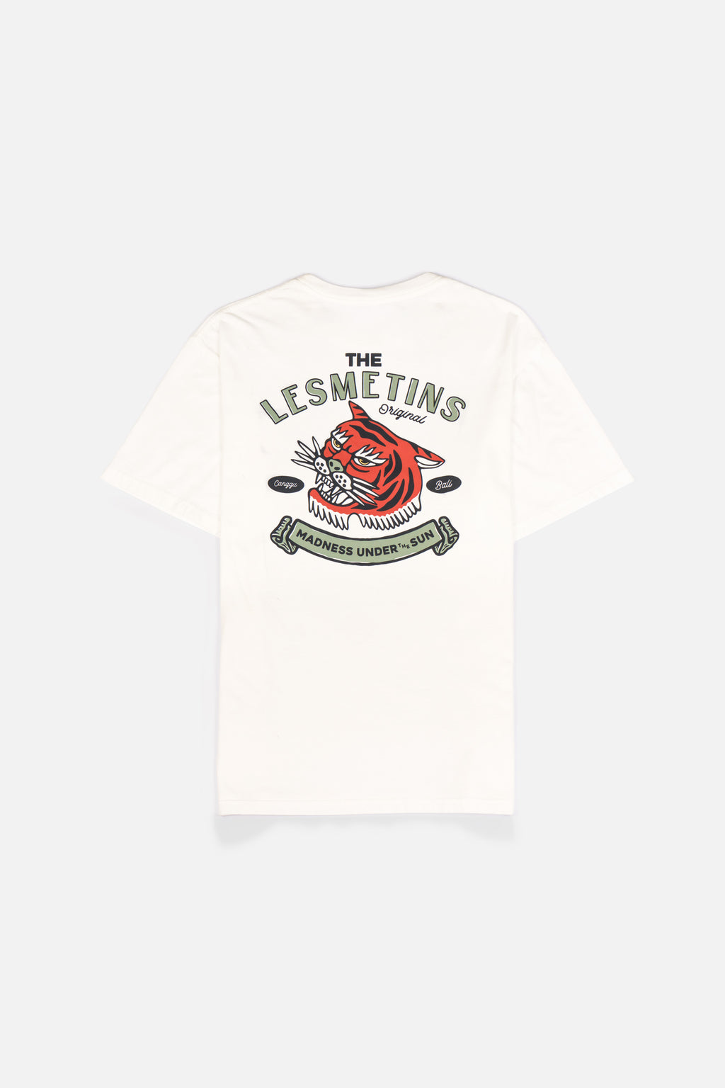 SABER Off-White Wash Loose-Fit Tee