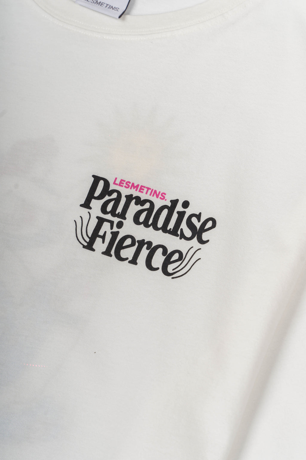 ZAMBIA Off White Wash Relaxed-Fit Tee