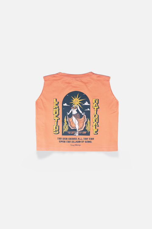 ARA Salmon Wash Sleeveless Top