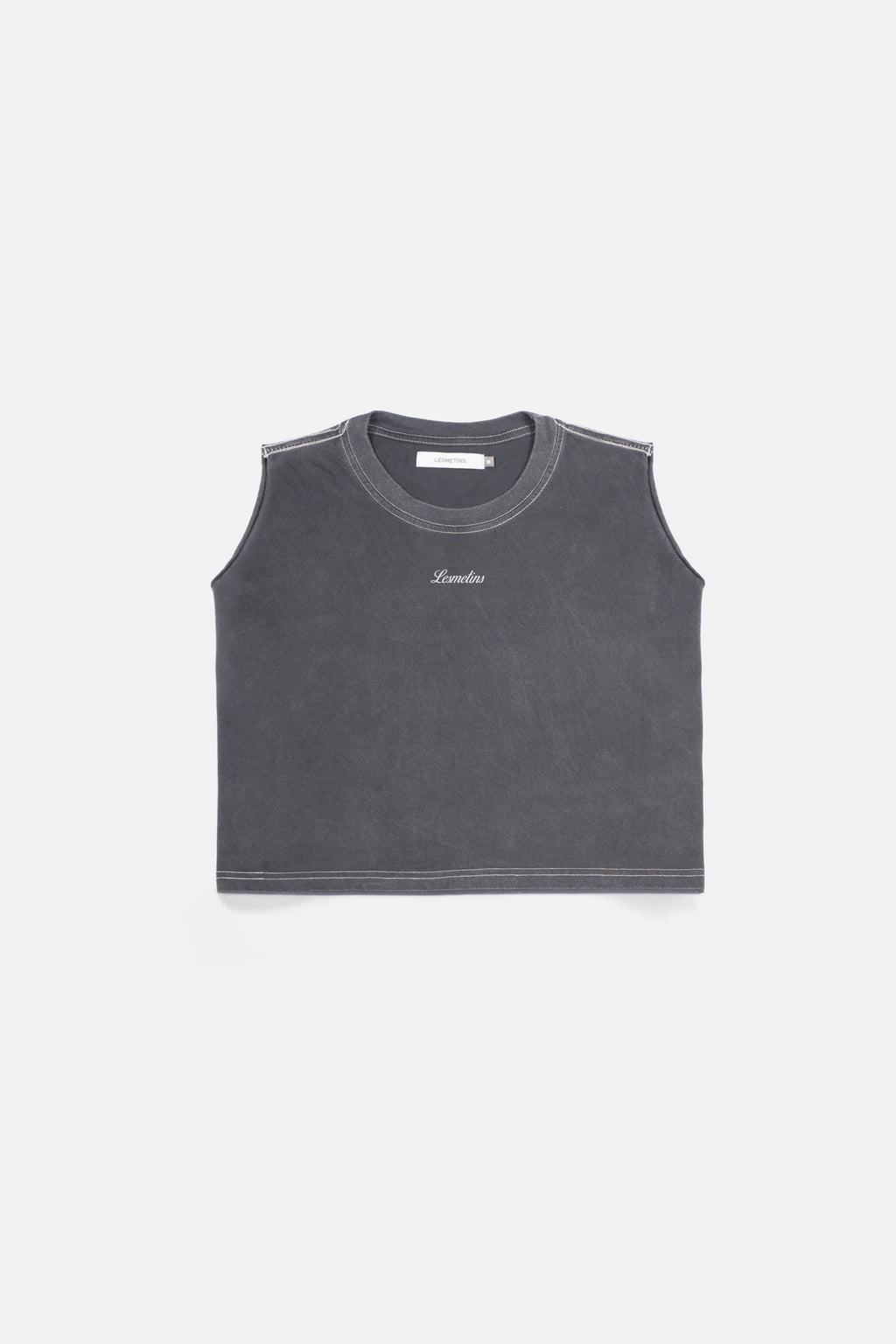 CLUBS Charcoal Wash Sleeveless Top
